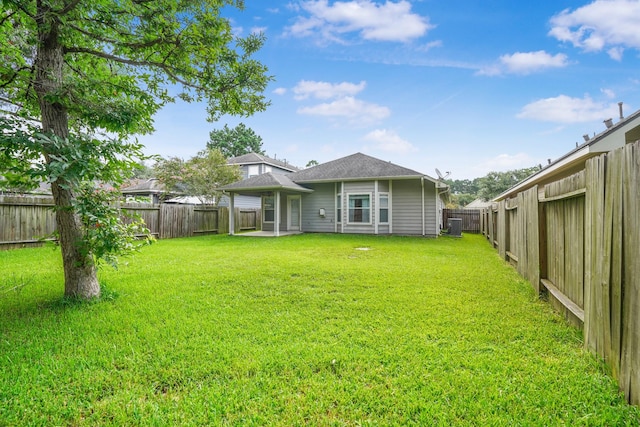 17919 Eagle Pass Falls Ct, Humble, TX 77346 - back of property featuring a fenced backyard