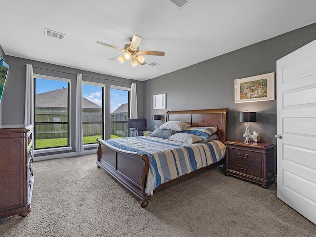 23027 Needlegrass Rd, Katy, TX 77493 - carpeted bedroom with ceiling fan