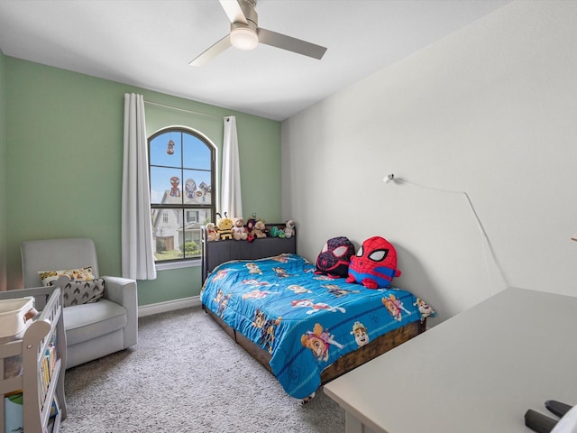 23027 Needlegrass Rd, Katy, TX 77493 - bedroom featuring carpet floors and ceiling fan