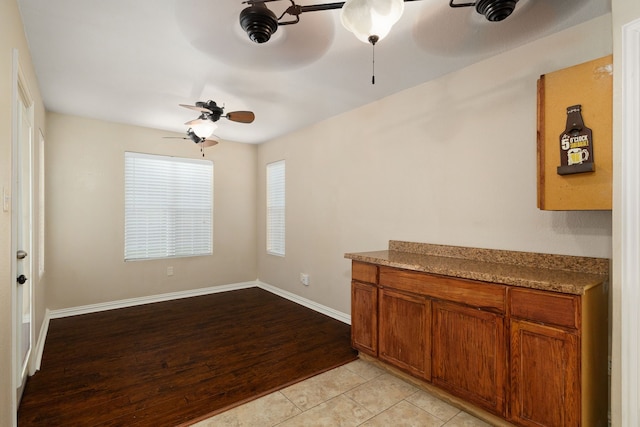2351 Loyanne Dr, Spring, TX 77373 - unfurnished room with light wood finished floors and ceiling fan