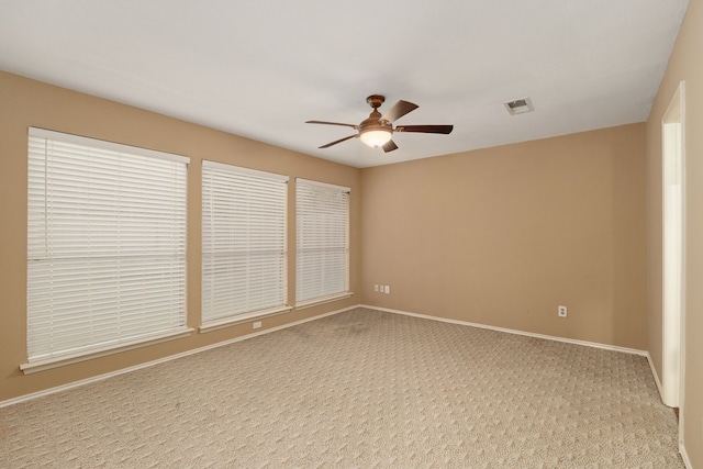 2351 Loyanne Dr, Spring, TX 77373 - spare room with a ceiling fan and carpet