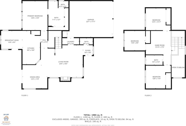 2351 Loyanne Dr, Spring, TX 77373 - view of property floor plan