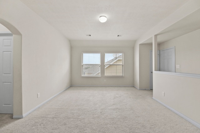15107 Sequoia Meadow Ct, Humble, TX 77346 - carpeted spare room with arched walkways and baseboards