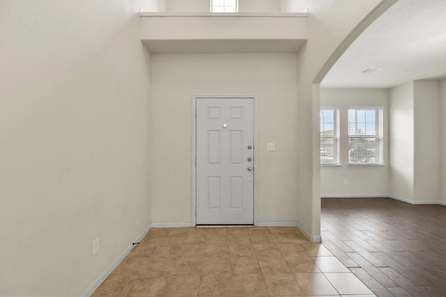 15107 Sequoia Meadow Ct, Humble, TX 77346 - foyer with arched walkways and baseboards
