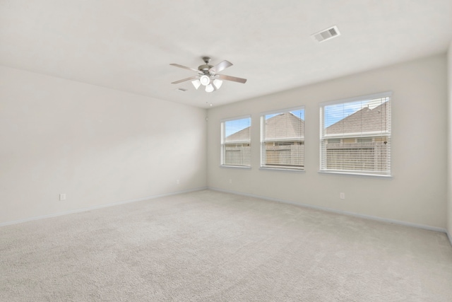 15107 Sequoia Meadow Ct, Humble, TX 77346 - unfurnished room with a ceiling fan and light carpet