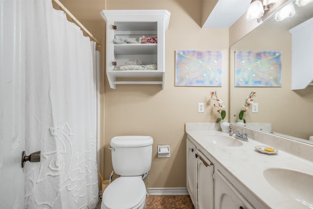 3357 Tamy Ln, Brenham, TX 77833 - full bath featuring double vanity and a shower with shower curtain