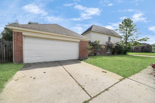 9410 Gatmere Ct, Sugar Land, TX 77498 - traditional-style house with brick siding, a garage, an outdoor structure, and concrete driveway