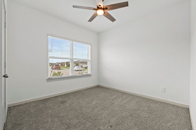 207 William Ln, Rosharon, TX 77583 - empty room with carpet flooring and a ceiling fan