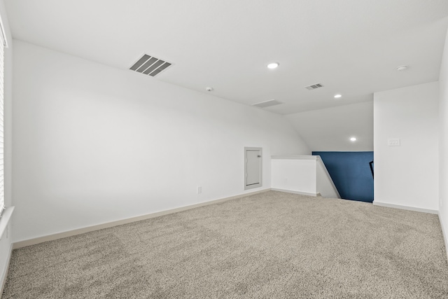 207 William Ln, Rosharon, TX 77583 - carpeted empty room featuring lofted ceiling and recessed lighting