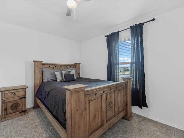 17831 Sommerset Falls Ln, Crosby, TX 77532 - bedroom with light colored carpet and ceiling fan