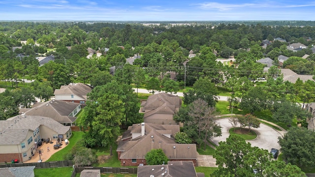 15015 Cozy Hollow Ln, Houston, TX 77044 - aerial overview of property's location with nearby suburban area