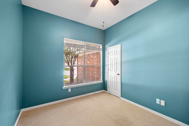 15015 Cozy Hollow Ln, Houston, TX 77044 - spare room with carpet and ceiling fan
