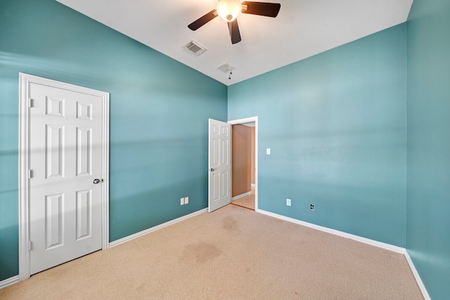 15015 Cozy Hollow Ln, Houston, TX 77044 - unfurnished bedroom featuring carpet, a ceiling fan, and lofted ceiling