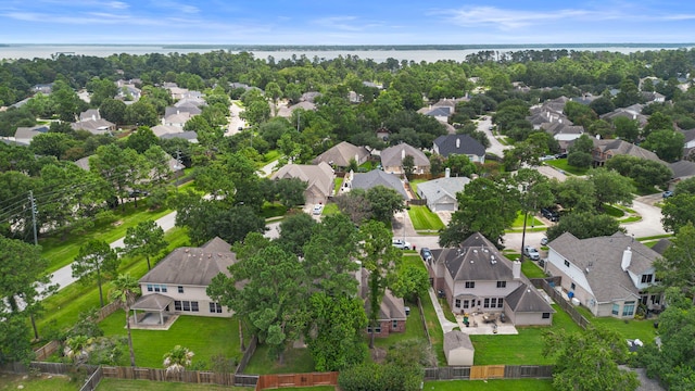 15015 Cozy Hollow Ln, Houston, TX 77044 - aerial view of residential area with a nearby body of water