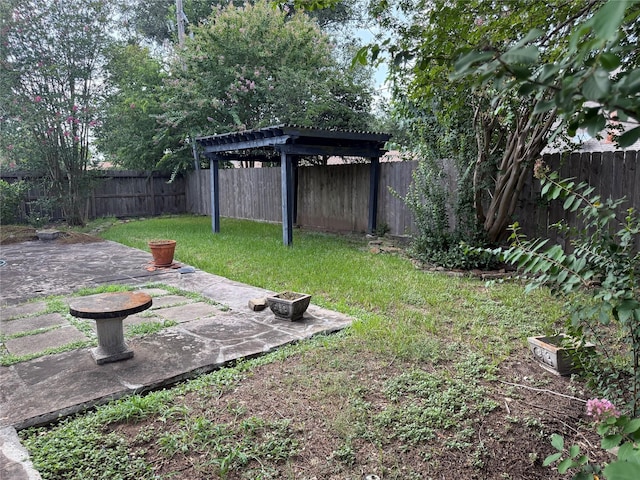 4706 Owens Creek Ln, Spring, TX 77388 - fenced backyard featuring a pergola and a patio