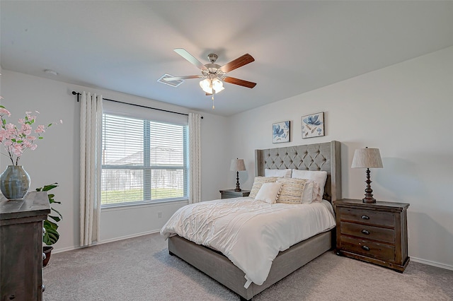 5703 Morning Vista Rd, Katy, TX 77493 - carpeted bedroom featuring baseboards and ceiling fan