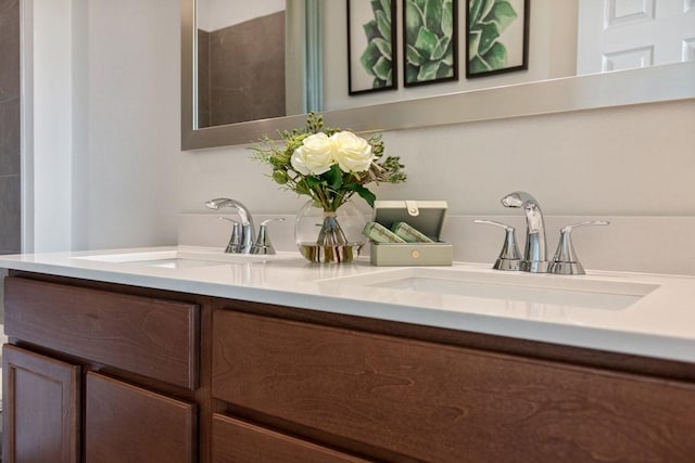 21115 Montego Bay Dr, Cypress, TX 77433 - full bathroom featuring double vanity