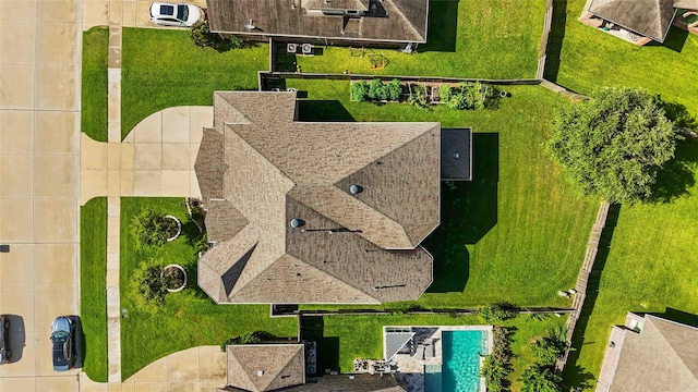 4306 Dalea Clover Ln, Manvel, TX 77578 - bird's eye view of a pool area