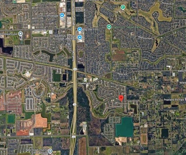 4306 Dalea Clover Ln, Manvel, TX 77578 - aerial map of property and surrounding area