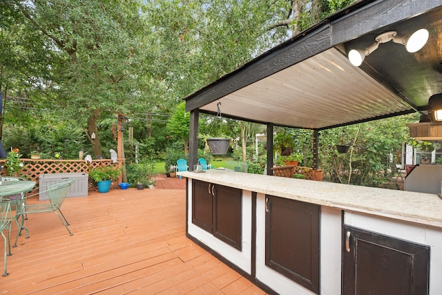 4018 Shady Springs Dr, Seabrook, TX 77586 - view of deck