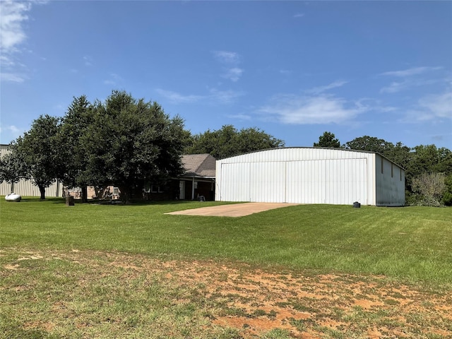 30 Piper Ln, Normangee, TX 77871 - view of yard with an outdoor structure and a pole building