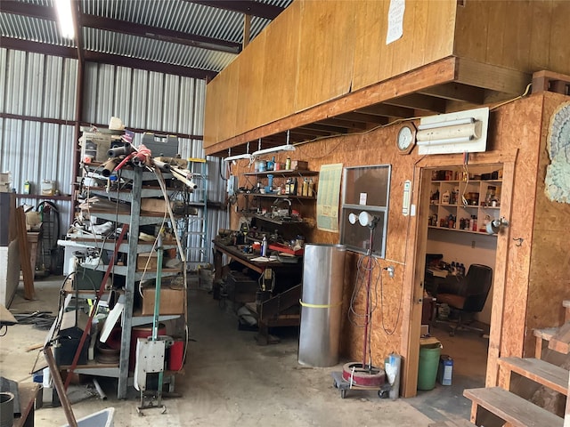 30 Piper Ln, Normangee, TX 77871 - garage with a workshop area
