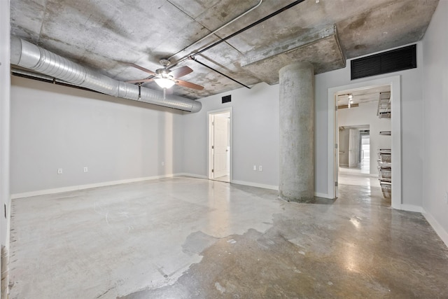 2000 Bagby St Unit 7414, Houston, TX 77002 - garage featuring a ceiling fan
