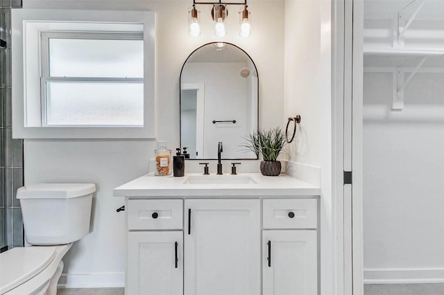 5226 Sanford Rd, Houston, TX 77035 - bathroom with vanity and toilet