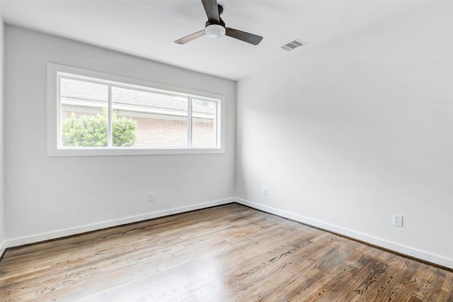 5226 Sanford Rd, Houston, TX 77035 - unfurnished room featuring wood finished floors and a ceiling fan