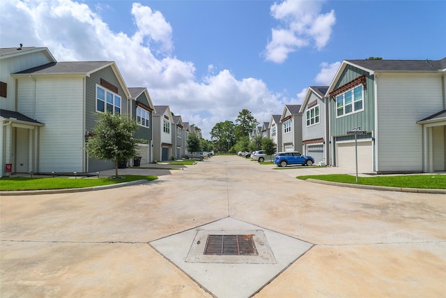 5213 Pinemont Creek Ln, Houston, TX 77018 - view of concrete street with a residential view and curbs