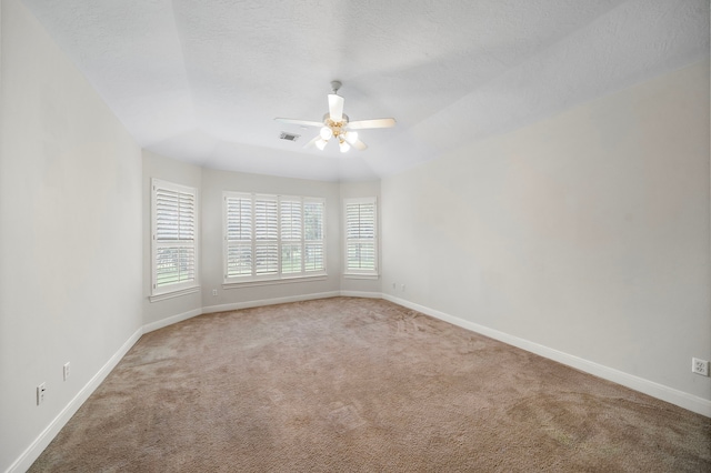 16426 Torry View Ter, Houston, TX 77095 - carpeted empty room featuring ceiling fan and a textured ceiling