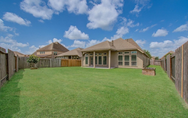 3605 Dolan Trail Ct, Pearland, TX 77584 - rear view of house featuring a fenced backyard