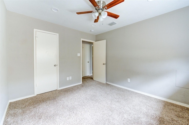 15403 Meadow Village Dr, Houston, TX 77095 - unfurnished bedroom with carpet and a ceiling fan