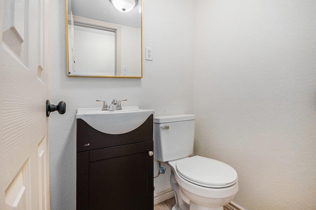 1605 30th St N, Texas City, TX 77590 - half bathroom with toilet and vanity