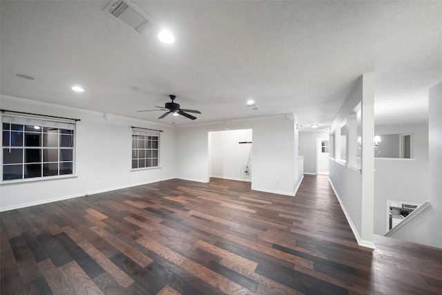 8014 Sports Haven Dr, Humble, TX 77346 - empty room featuring wood finished floors, recessed lighting, and ceiling fan