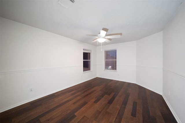 8014 Sports Haven Dr, Humble, TX 77346 - spare room with wood finished floors and a ceiling fan