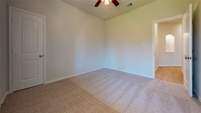 225 Sycamore, Lumberton, TX 77657 - spare room with carpet and ceiling fan