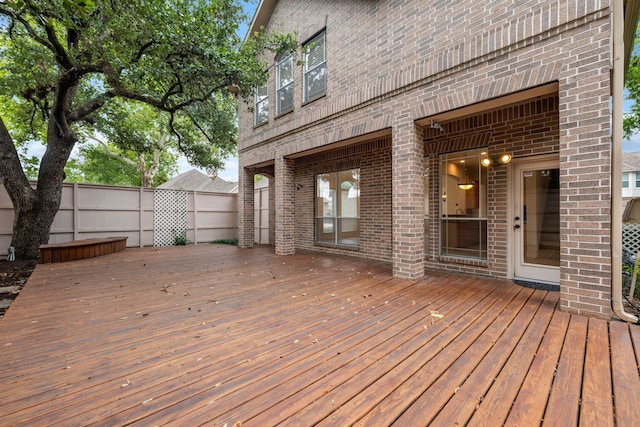 7615 Brae Acres Ct, Houston, TX 77074 - view of wooden deck