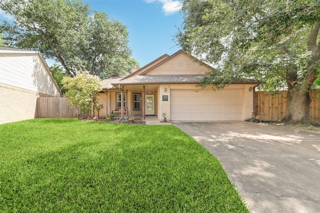 3060 High Plains Dr, Katy, TX 77449 - ranch-style home featuring driveway, brick siding, and an attached garage