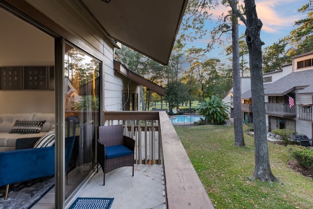 12900 Walden Rd Unit 706G, Montgomery, TX 77356 - balcony featuring view of pool