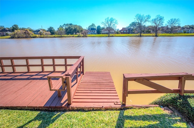 1267 Creekford Cir, Sugar Land, TX 77478 - dock area with a water view