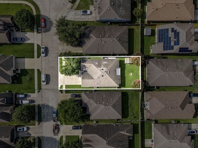 15110 Sierra Ridge Dr, Humble, TX 77396 - aerial perspective of suburban area with property boundaries highlighted