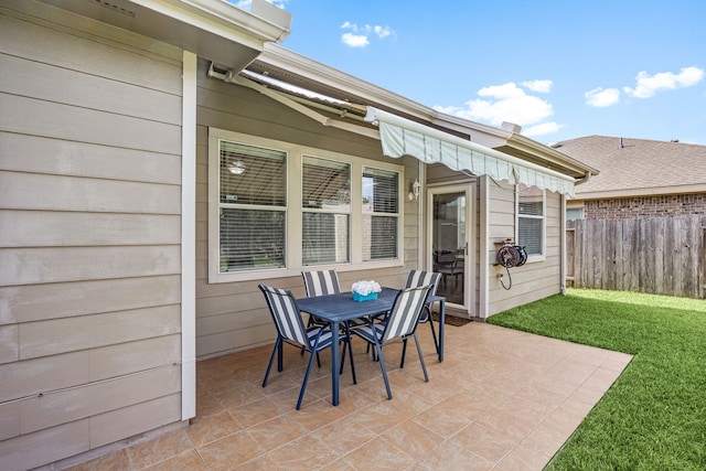 15110 Sierra Ridge Dr, Humble, TX 77396 - view of patio / terrace featuring outdoor dining area