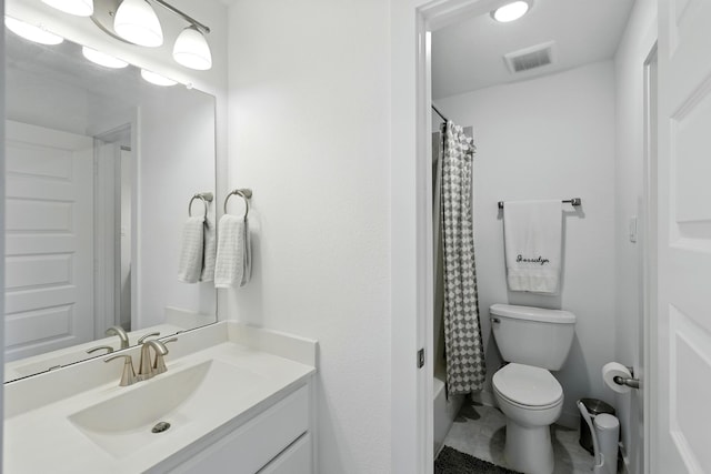 2607 Open Prairie Ln, Katy, TX 77493 - bathroom featuring vanity and shower / tub combo with curtain