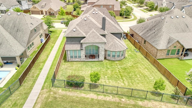 2607 Open Prairie Ln, Katy, TX 77493 - aerial perspective of suburban area