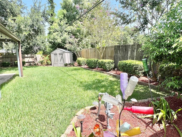 8009 Dellanera Dr, Hitchcock, TX 77563 - fenced backyard featuring a shed