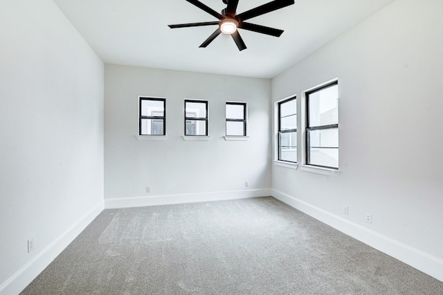 12008 Royal Oaks Banner Way, Houston, TX 77082 - spare room with ceiling fan and carpet flooring