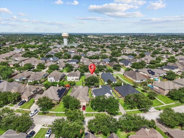 621 Rocky Hollow Ln, League City, TX 77573 - aerial perspective of suburban area