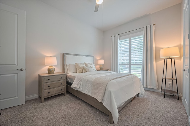 2430 Sunflower Cove Ln, Brookshire, TX 77423 - bedroom with light carpet and a ceiling fan