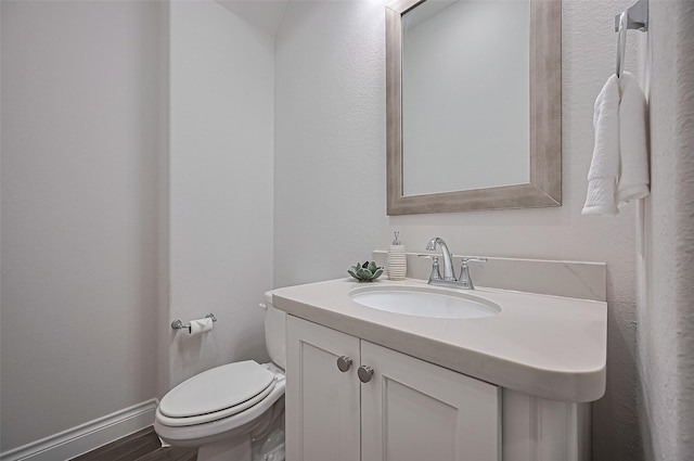 2430 Sunflower Cove Ln, Brookshire, TX 77423 - bathroom featuring vanity and wood finished floors